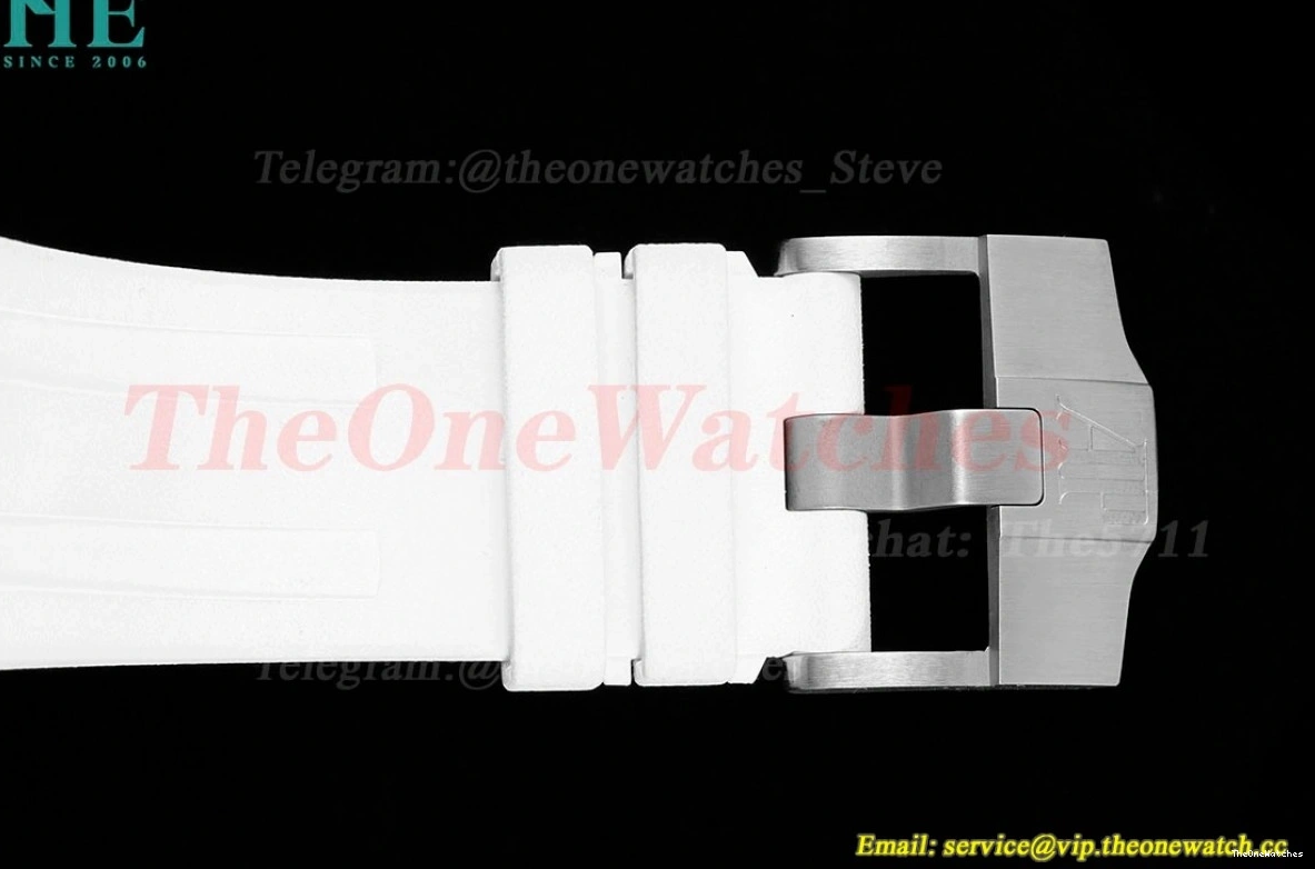 Oak RU SS Dial 15710 Clone Super Offshore Diver White Royal 42mm SA3120 APSF 0411